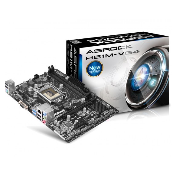 ASRock H81M-VG4 (LGA1150, H81, DDR3)