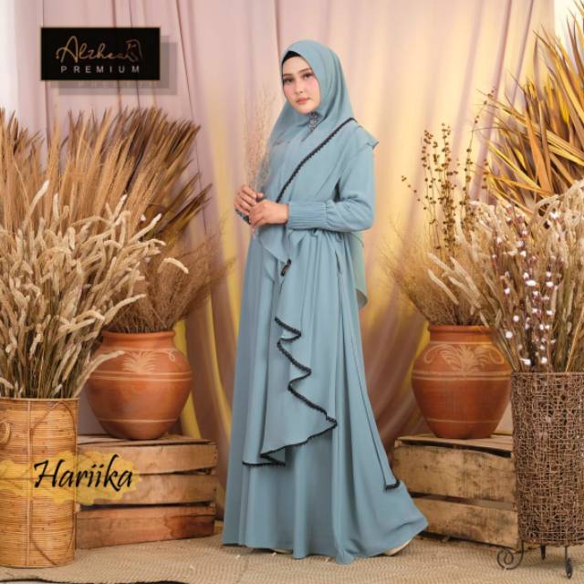 Setelan Syar'i Hariika Series Glam by Alzhea Premium