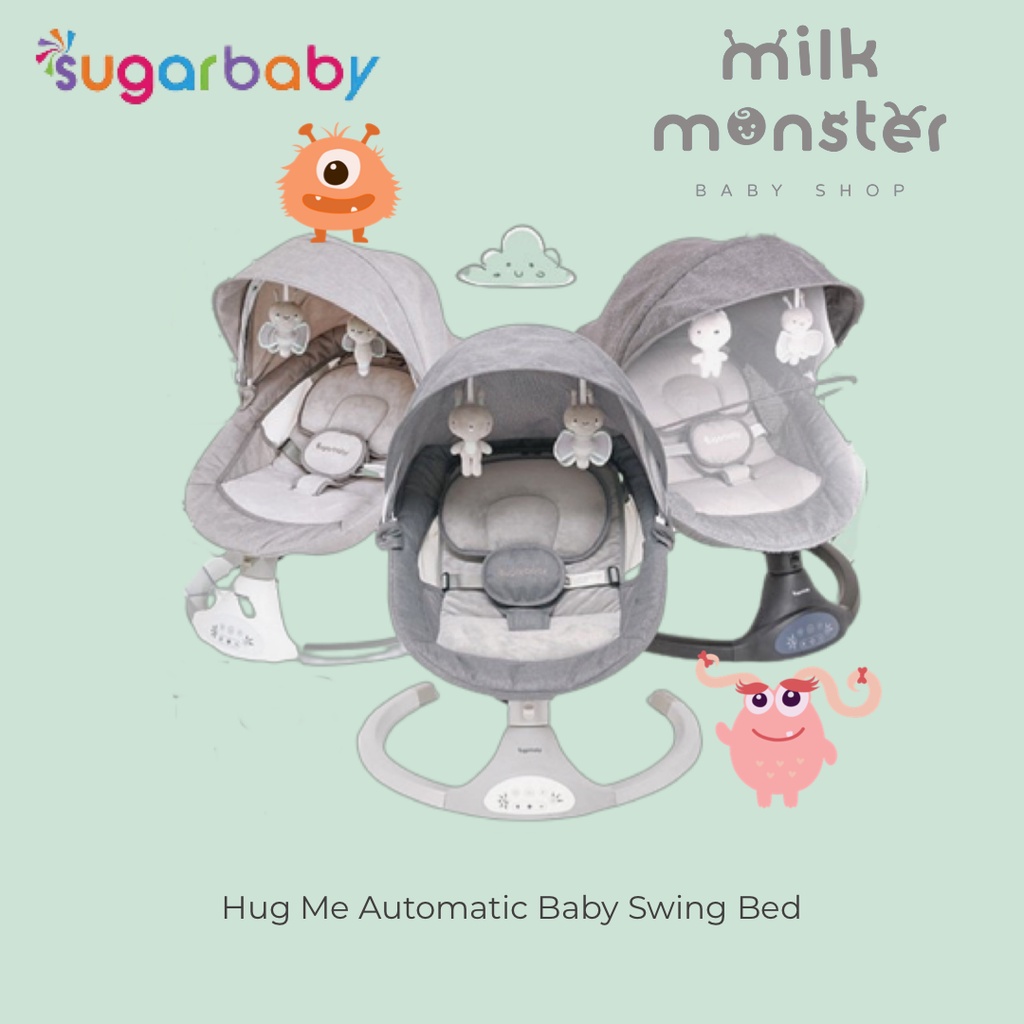 Sugar Baby HUG ME Automatic Baby Swing Bed / Ayunan bayi bouncer