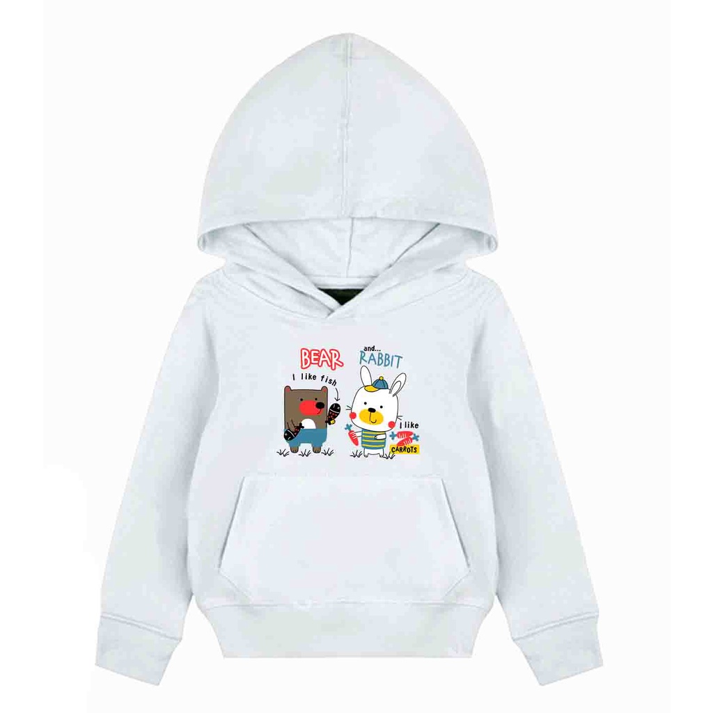 Hoodie Anak Bear And Rabbit Sweater Pakaian Fleece Anak M - XL