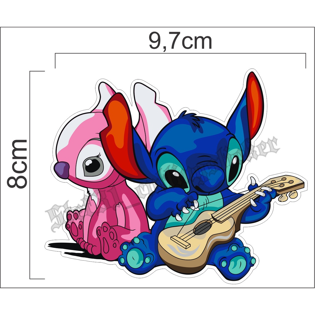 

Stiker printing gambar stitch