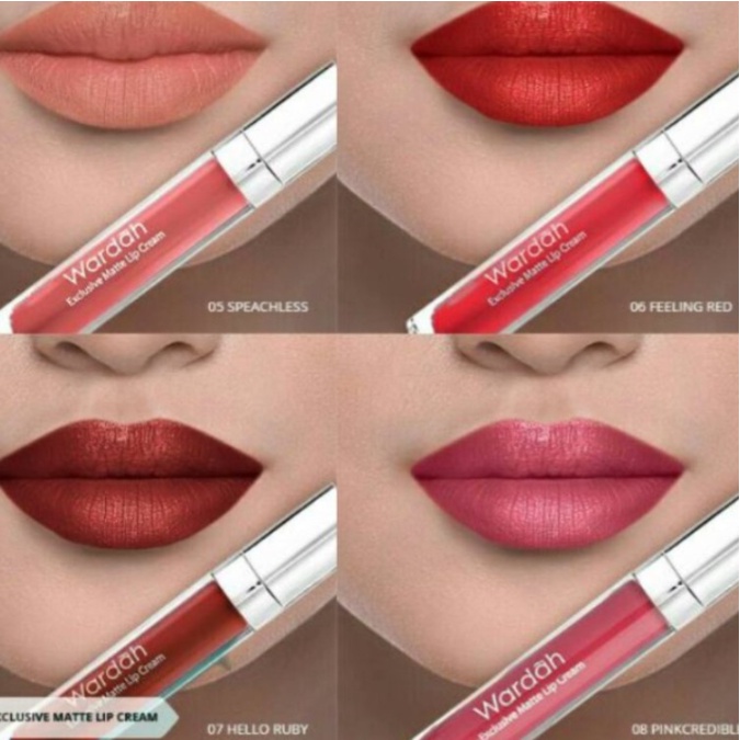 WARDAH Lip Cream Exclusive Matte - Lip krim Lipstick Cair BPOM