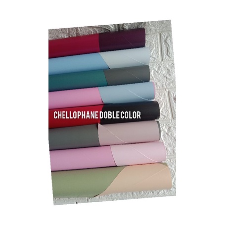 

chellophane doubel colour