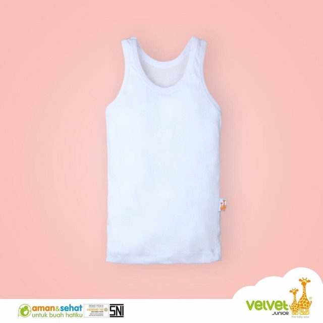 Kaos Dalam Velvet Junior | Singlet Basic Anak &amp; Bayi | Singlet Anak | ecer satuan Kaos Dalam Velvet | Open