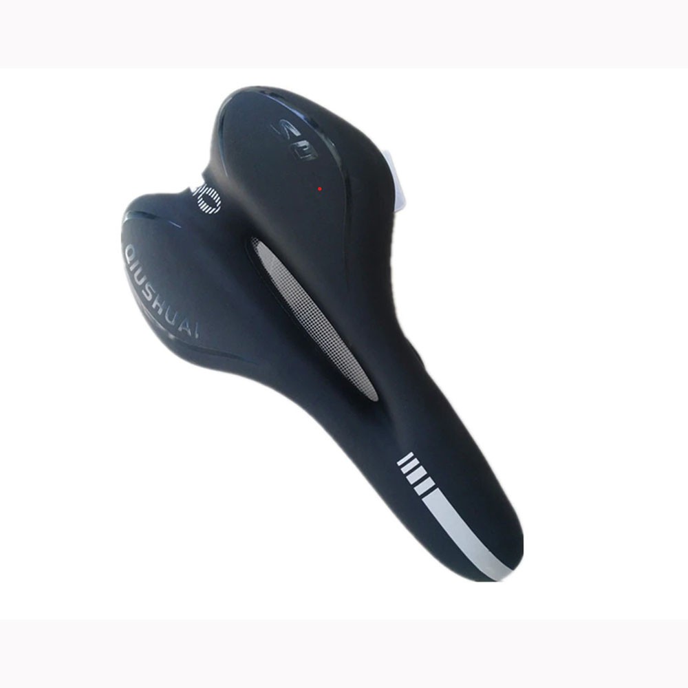 TaffSPORT Jok Sadel Sepeda Bike Saddle Silicone Gel Cushion Shock Absorbing - YP081 - Black