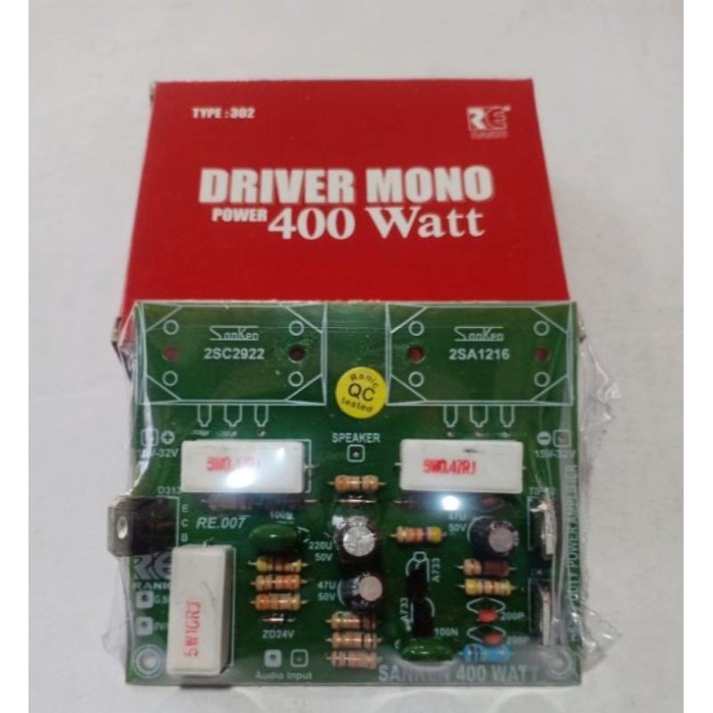 KIT DRIVER POWER AMPLIFIER SANKEN 400WATT MONO KIT DRIVER POWER SAFARI