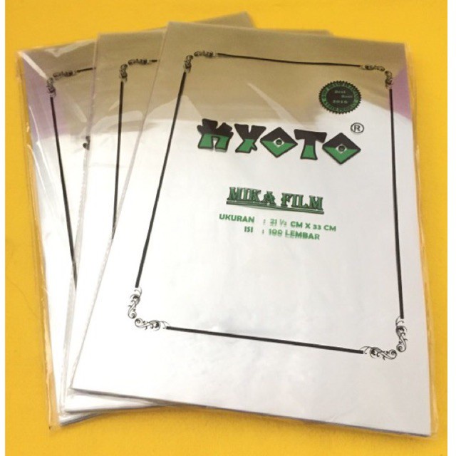

MIKA JILID Bening FOLIO / A4 (1 PAK) +