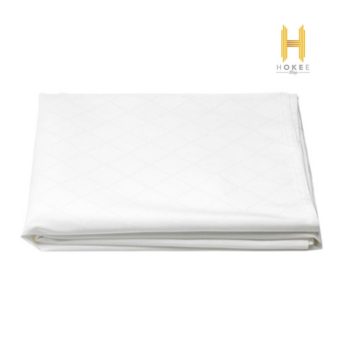 Taplak Meja Makan - Alas Meja Makan Plastik/Taplak Meja Ikea, Putih / 32