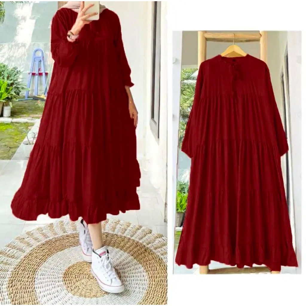 RILLO - RACHEL MIDI DRESS / GAMIS SAFINA  BUSUI FRIENDLY / FASHION MUSLIM