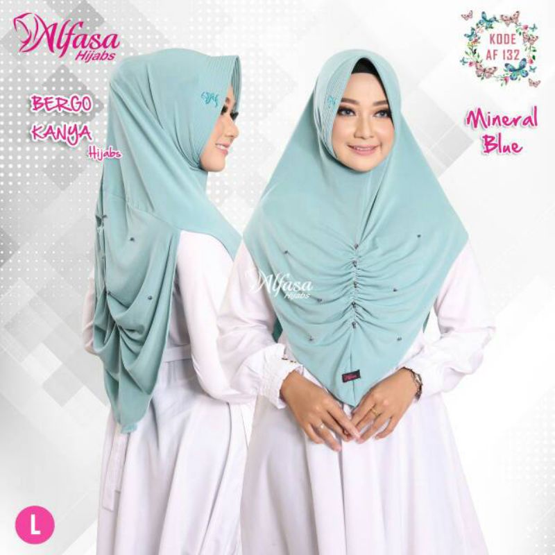 Alfasa Hijab Bergo Kanya Jilbab Instan Jersey Serena