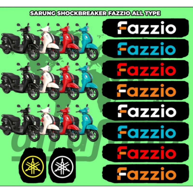 SARUNG SHOCKBREAKER MOTOR YAMAHA FAZZIO/COVER SHOCK BELAKANG MOTOR YAMAHA FAZZIO