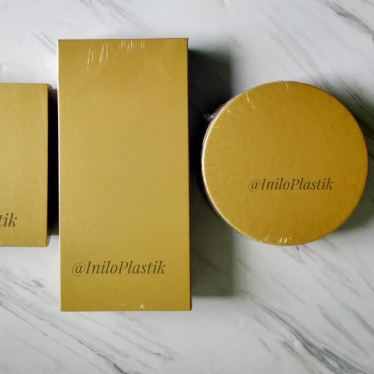 ➳ Tatakan Tart / Cake Board Bulat / Alas KueTart Gold Diameter 15 Cm ❇