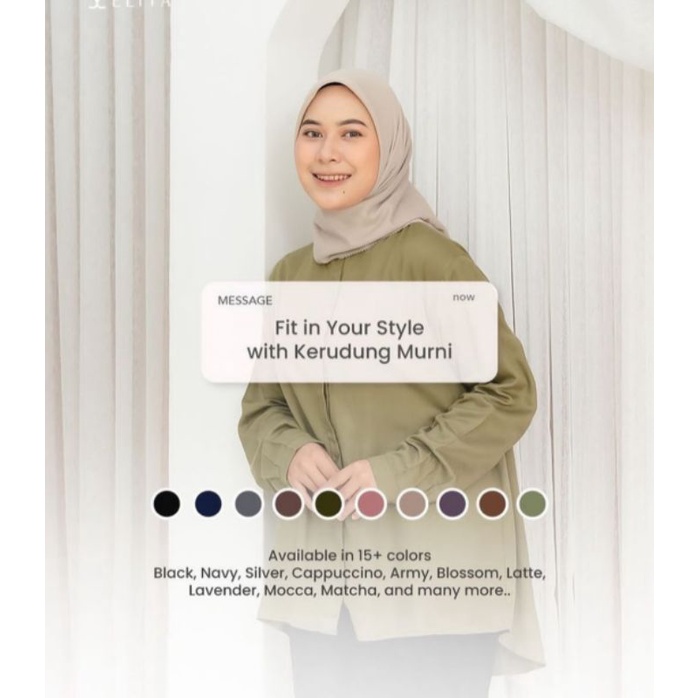 Murni Kerudung ELITA - Finishing Laser Cut