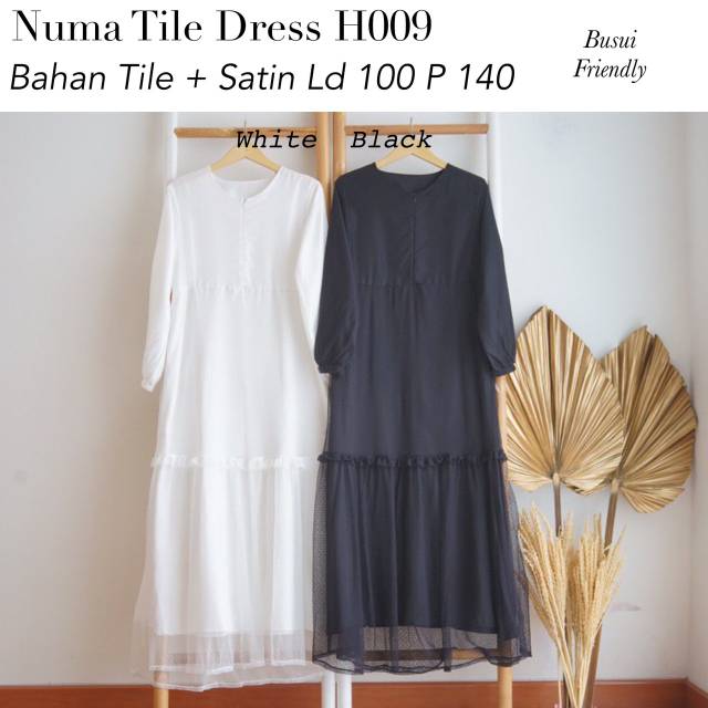 (BISA COD) NUMA TILE DRESS