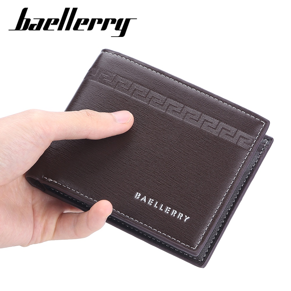 BAELLERRY DR089 Dompet Pria Bahan Kulit PU Leather Premium WATCHKITE WKOS