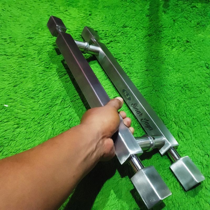 handle pintu baut tmbus gagang tarikan pintu mewah pull handle stainless model kotak susun pegangan pintu terbaru