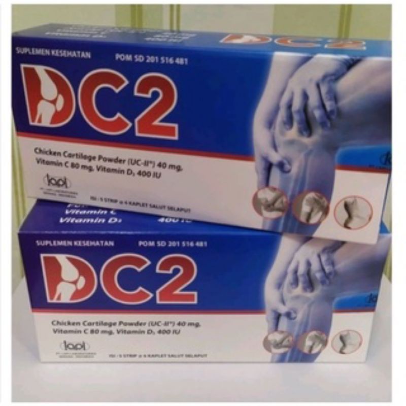 DC2 DC 2 vitamin tulang box ISI 30 kapsul