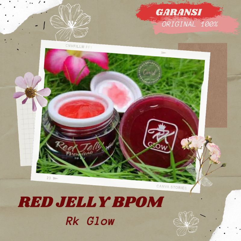 Red Jelly Rk Glow Original BPOM AMAN 100% ASLI