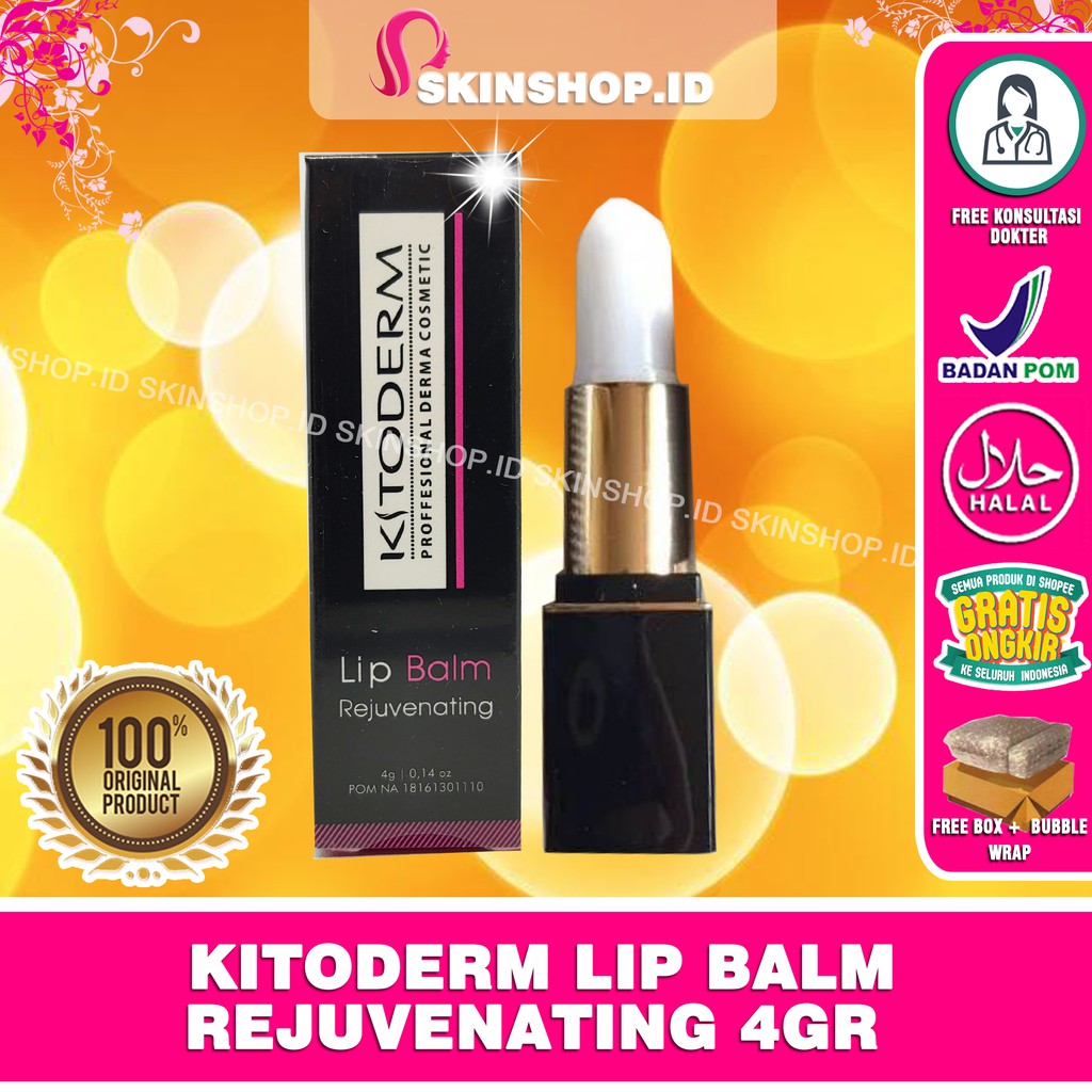 Kitoderm Lip Balm Rejuvenating 4gr Original / Kelemban ...