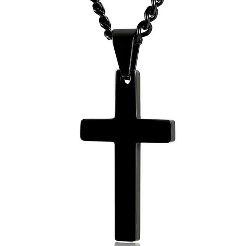 Cross Pendant Necklace New Design Stainless Steel Pendant Men Women Necklace