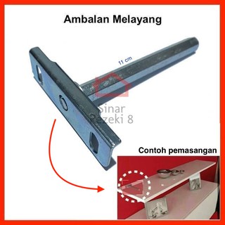 Bracket Ambalan Melayang Dinding Floating Shelf Mounting 