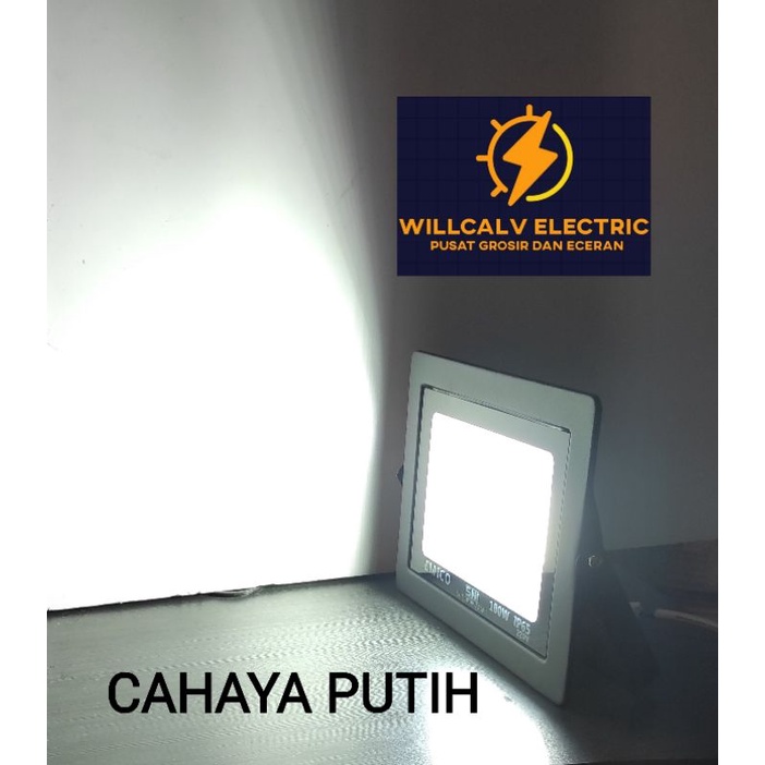 LAMPU SOROT LED - KAP HALOGEN LED - LAMPU TEMBAK LED 100W 100WATT 100 W CAHAYA PUTIH