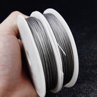 Tali untuk Kalung Gelang / Benang Kawat Manik-manik Stainless Steel