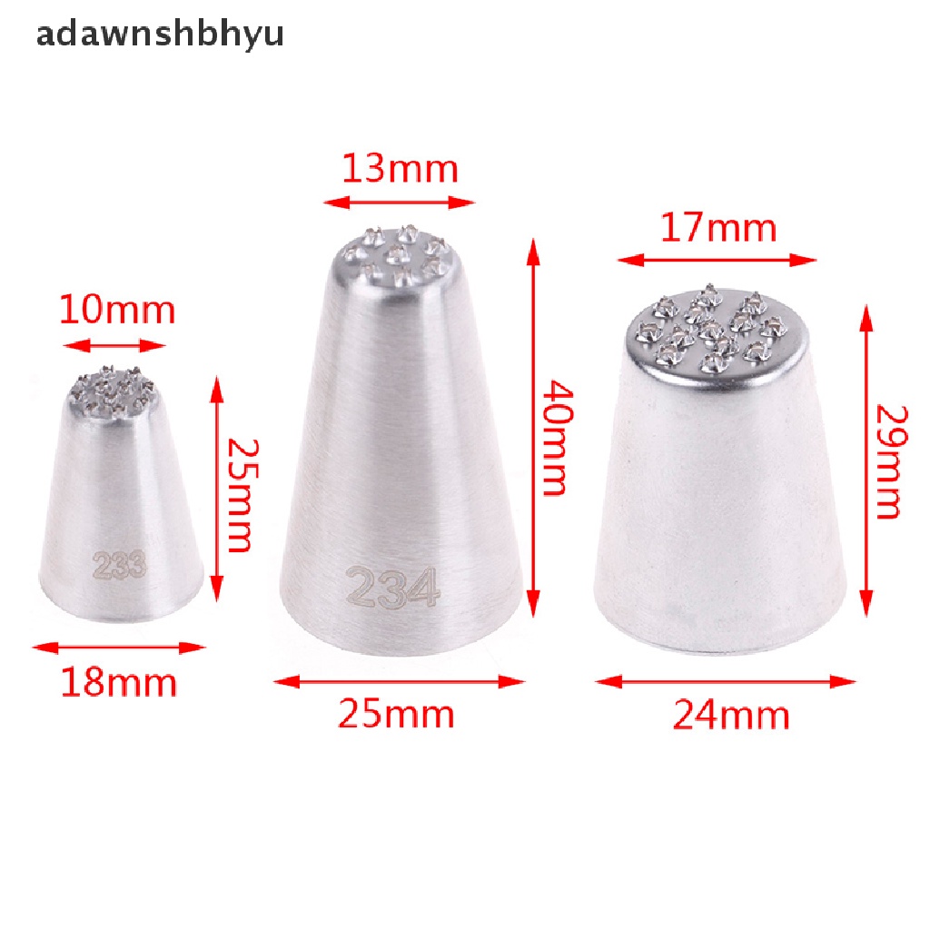 [adawnshbhyu] Rumput Baking Dekorasi Cupcake Cake Icing Piping Nozel Tips Pastry Alat