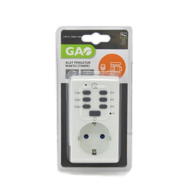 GAO Stop Kontak Timer Manual