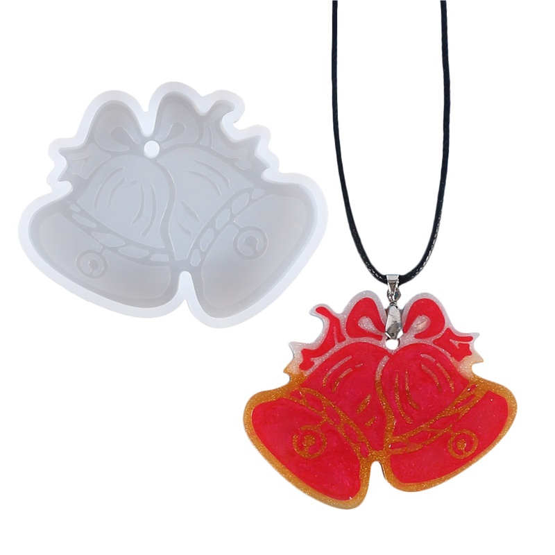 Siy Cetakan Epoxy Resin Glossy Seri Natal Untuk Gantungan Kunciperhiasan DIY