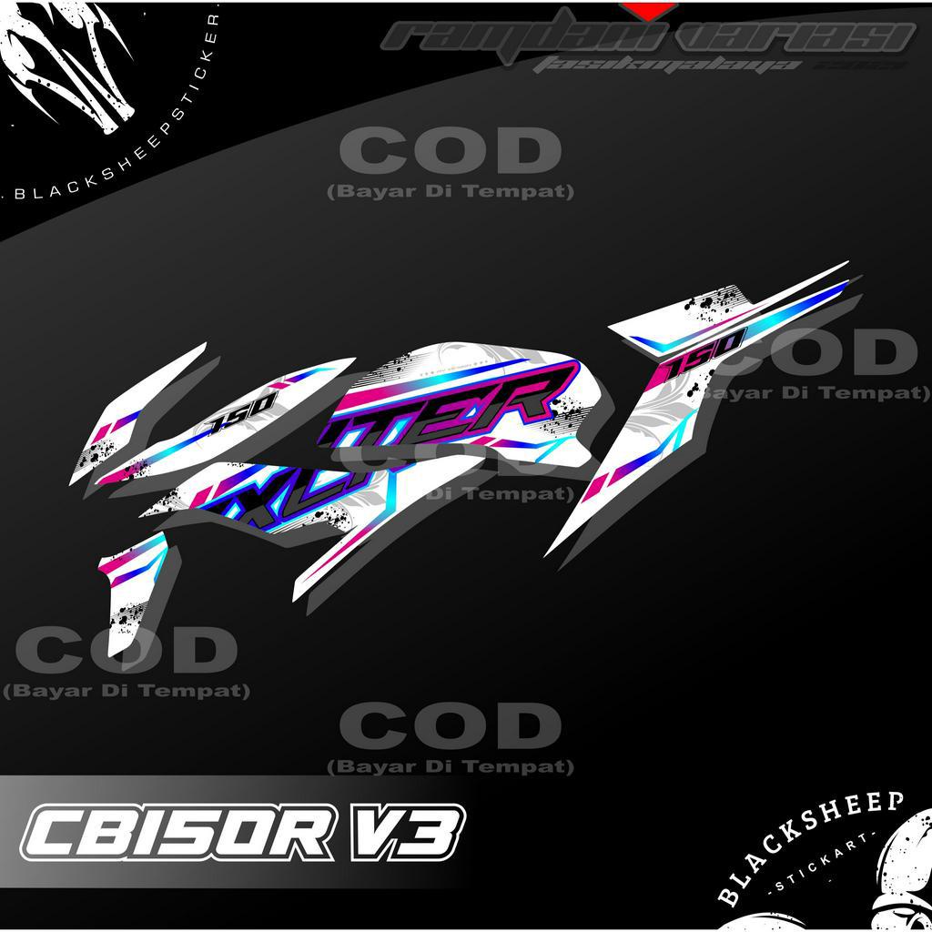 STRIPING CB150R V3 - STIKER CB150R NEW V3 TERBARU RAINBOW