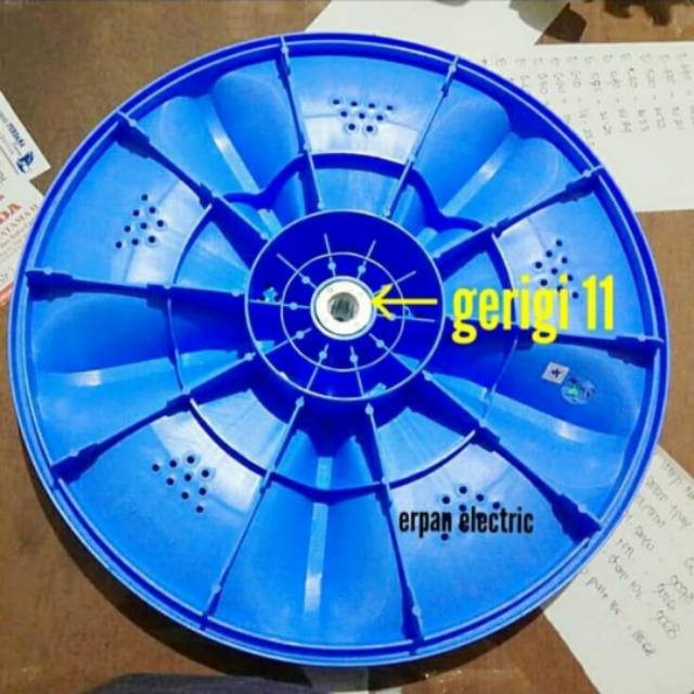 PULSTATOR MESIN CUCI TOSHIBA - BIRU DIAMETER 32.5CM AS GERIGI 11