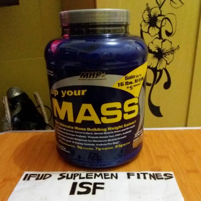 MHP Up Your Mass 6 lbs Gainer Suplemen Fitnes Penambah berat badan n Massa Otot Mhp Up Your Mass 6 l