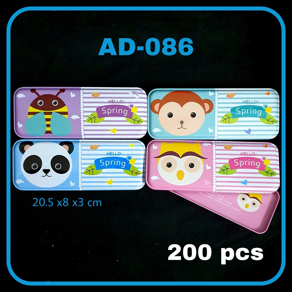 

ILP Kotak Pensil Kaleng AD-086 / Tempat Pensil / Pencil Case