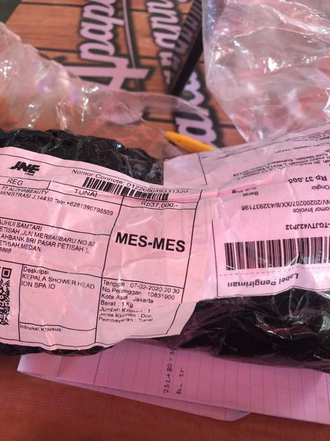 {terlaris} Kepala Shower Head Ion Spa Ionizer Healthy Crystal 3 Mode Bonus Selang + Holder