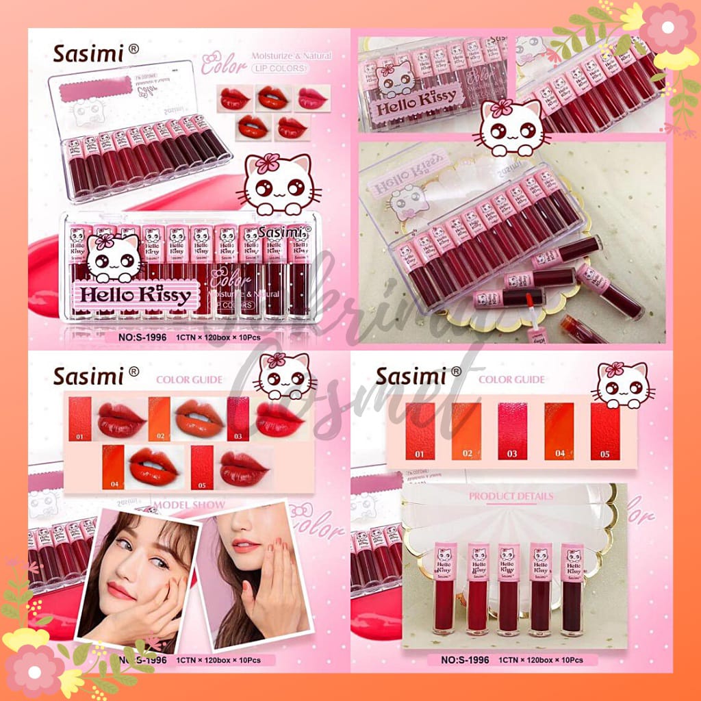 (CYBER) COD TERMURAH ecer termurah Liptint Sasimi R 99% Original  RANDOM KARAKTER