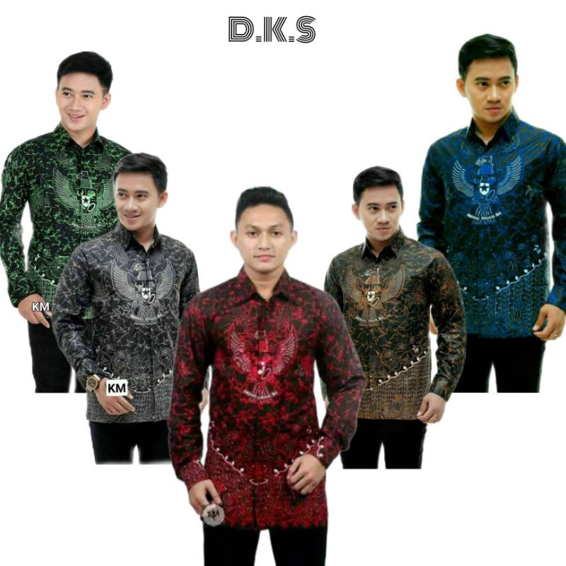 TERBARU || KEMEJA BATIK PEKALONGAN GARUDA PANCASILA