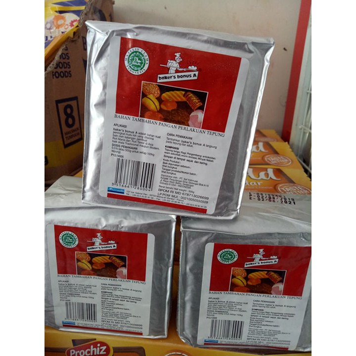 

[MAREM] BAKER BONUS BREAD IMPROVER 500 GRAM RAGI KUE BAHAN PENGEMBANG ROTI