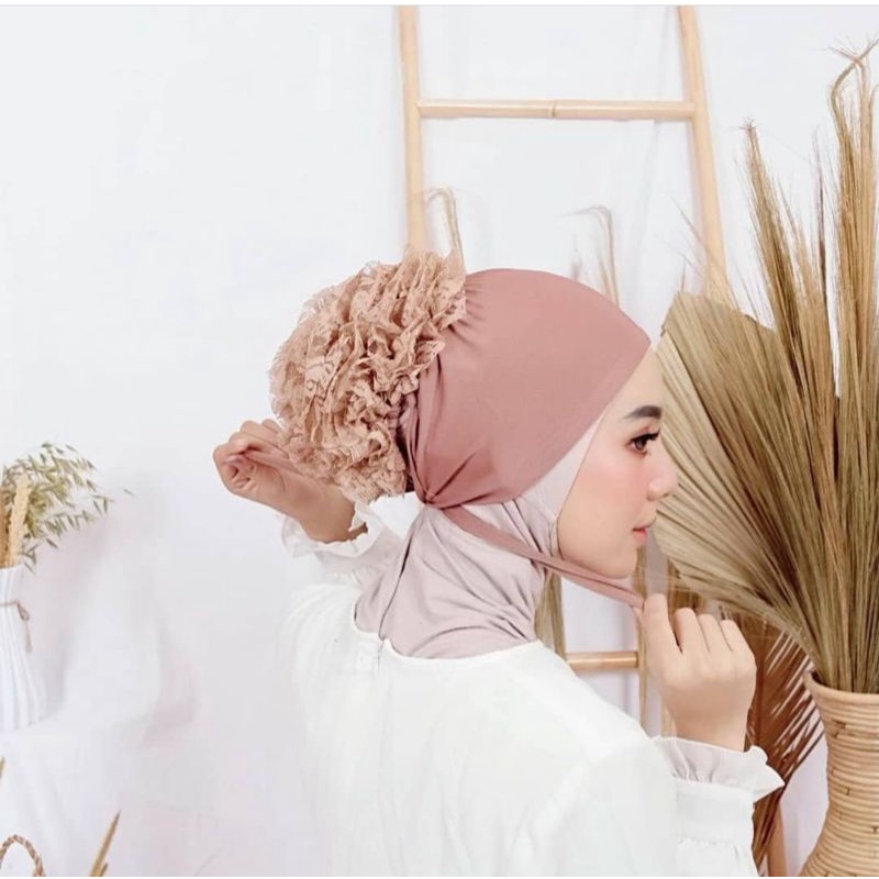 SyamilahHijab-Ciput Turki Premium / Inner Turki Cepol Hijab Jumbo