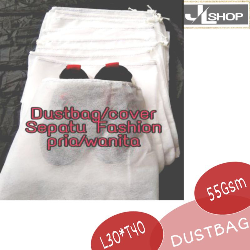 Dustbag/dustbag sepatu/cover sepatu,( Jelova L 30*40 LINK GROSIR)