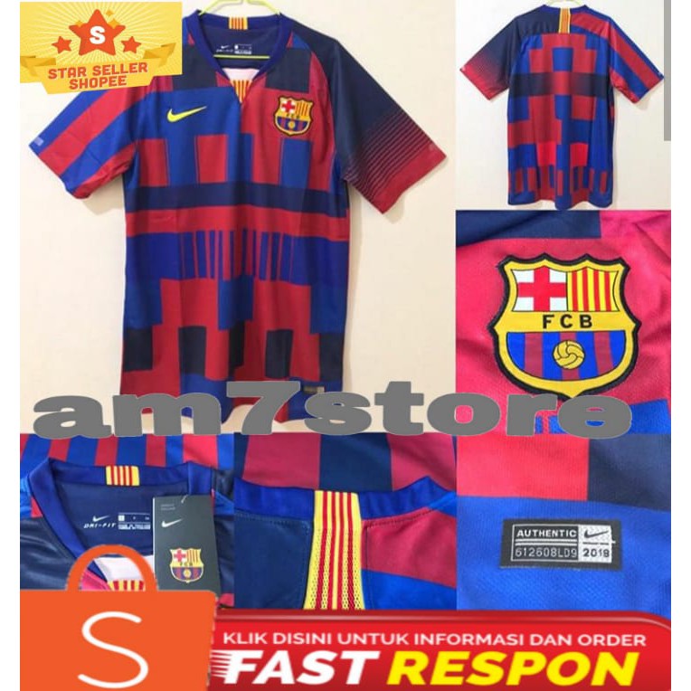 JERSEY BOLA PREMIUM BARCA BARCELONA ANNIVERSARY 2019/2020
