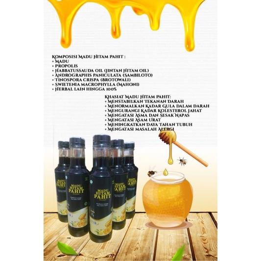 

Madu Hitam Pahit Propolis