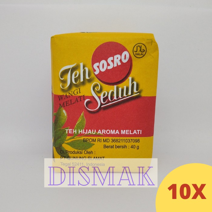 Teh Sosro Seduh 10 x 40 gram