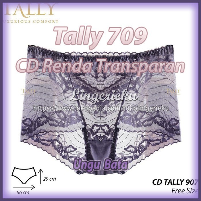 Celana Dalam Wanita Seksi Transparan CD Tally 709