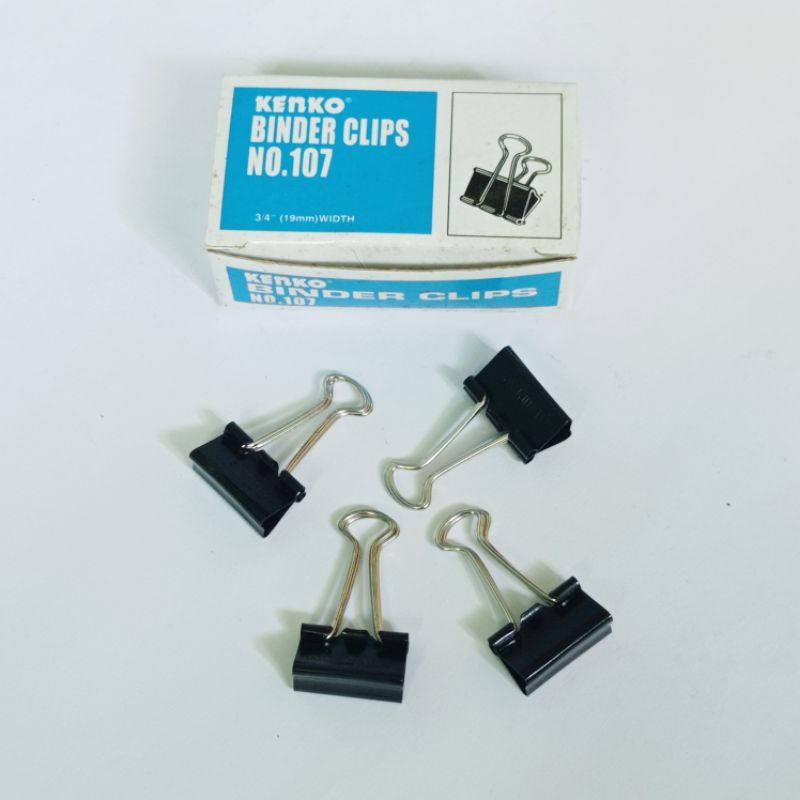 

RYDETA - BINDER CLIPS KENKO 3/4" (19mm) [PER PACK/12PCS]