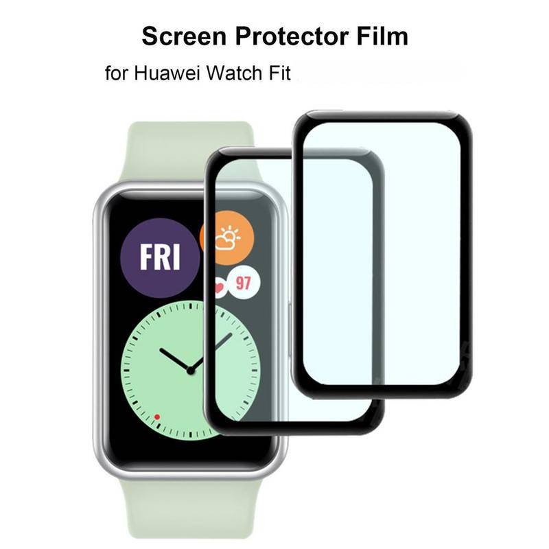 Film Pelindung Layar 3D Full Cover Untuk Huawei Watch Fit 2 Honor Band 6 4 3 Pro