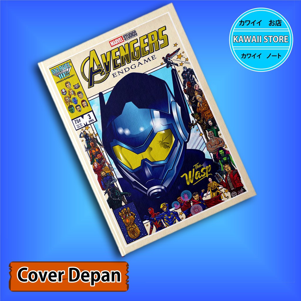 

Notebook / Pocket book Hard Cover Film Marvel Avengers THE WASP uk A5 & A6 / Notes Book