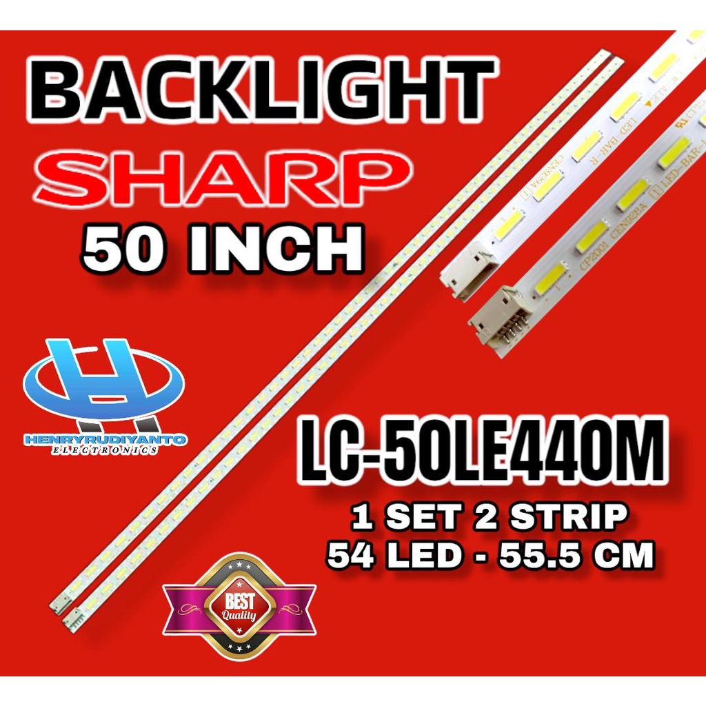 BACKLIGHT TV LED SHARP 50 INC LC 50LE440 LC50LE440 50LE440M LC50LE440M LAMPU BL 50IN