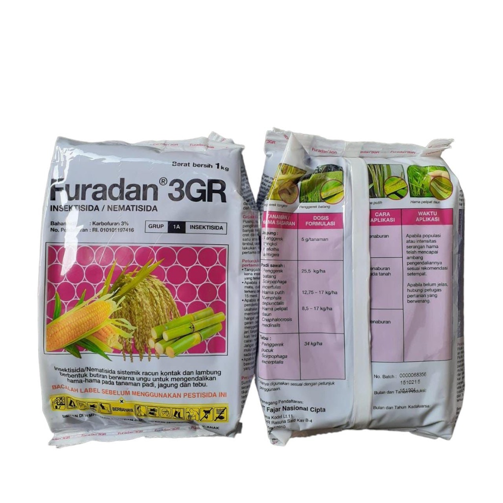 Original FURADAN 1 KG KARBOFURAN 3GR