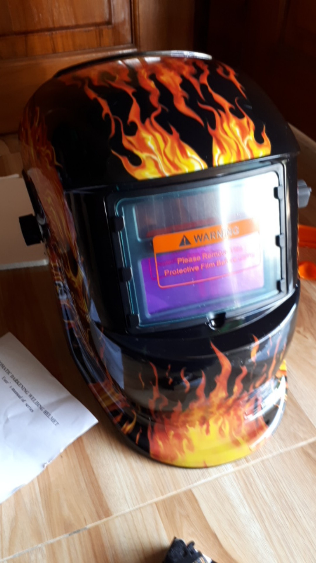 Helm Topeng Las Otomatis Auto Darkening Welding Helmet